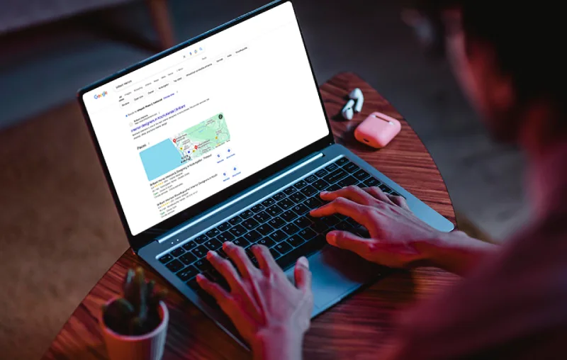 Brilliant Interior's case study highlighting their journey from no website to the top 10 rankings for interior design searches in Kerala and Kochi, achieved through effective SEO strategies in just 3 months