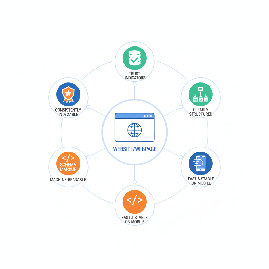 Modern Search Optimization and Technical SEO Chart