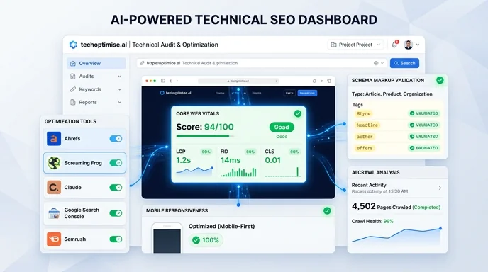 AI-powered technical SEO and AI content strategy — combining Ahrefs, Claude and ChatGPT with human SEO expertise