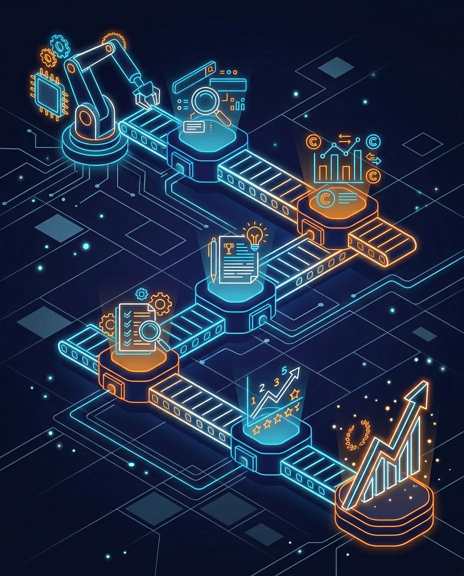 AI SEO Workflow Automation Pipeline at Techpullers