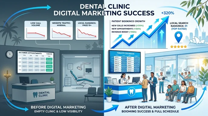 Why dental clinics need digital marketing — patient search behaviour and growth opportunities for dental practices