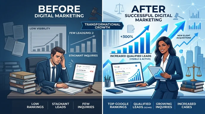 Why law firms need digital marketing — client search behaviour and growth opportunities for legal practices