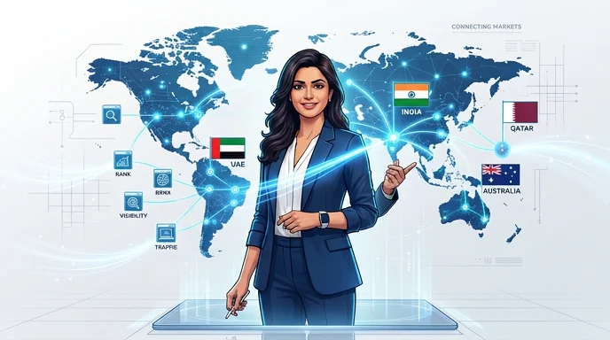 International SEO services — Techpullers helps brands expand global search visibility across UAE, Australia, Qatar, Oman and the GCC