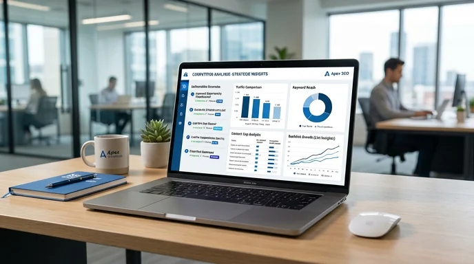 Sample deliverables — competitor analysis reports including keyword, backlink, content gap and technical SEO breakdowns by Techpullers