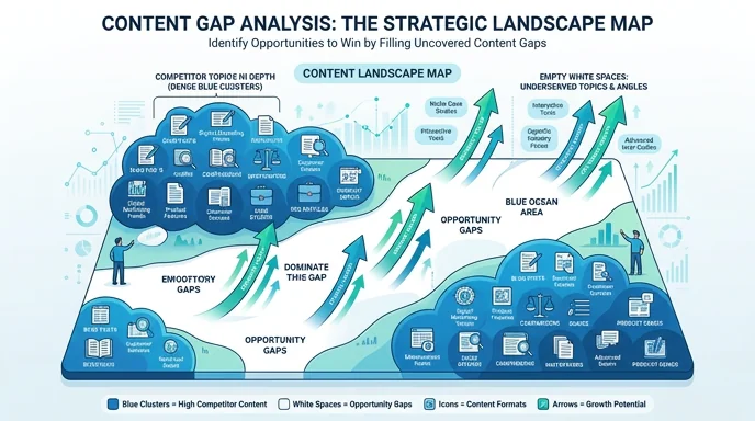 Why you need professional competitor research — content gap analysis showing keyword and content opportunities